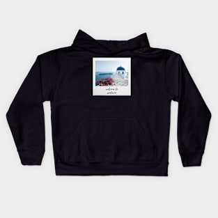 Welcome to Santorini Kids Hoodie